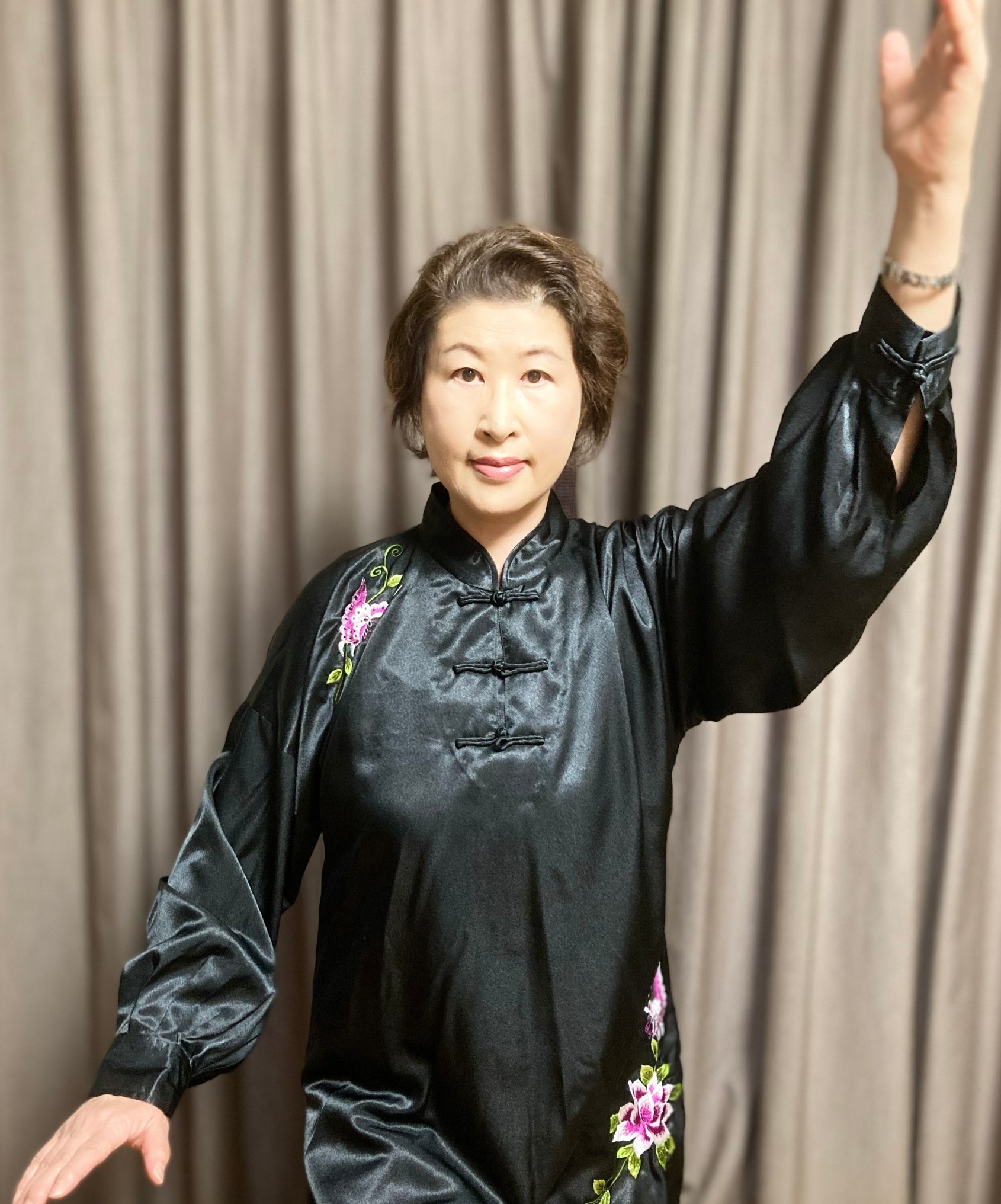 上海武術協会認定太極拳講師、太太会主宰 山元 佐登美